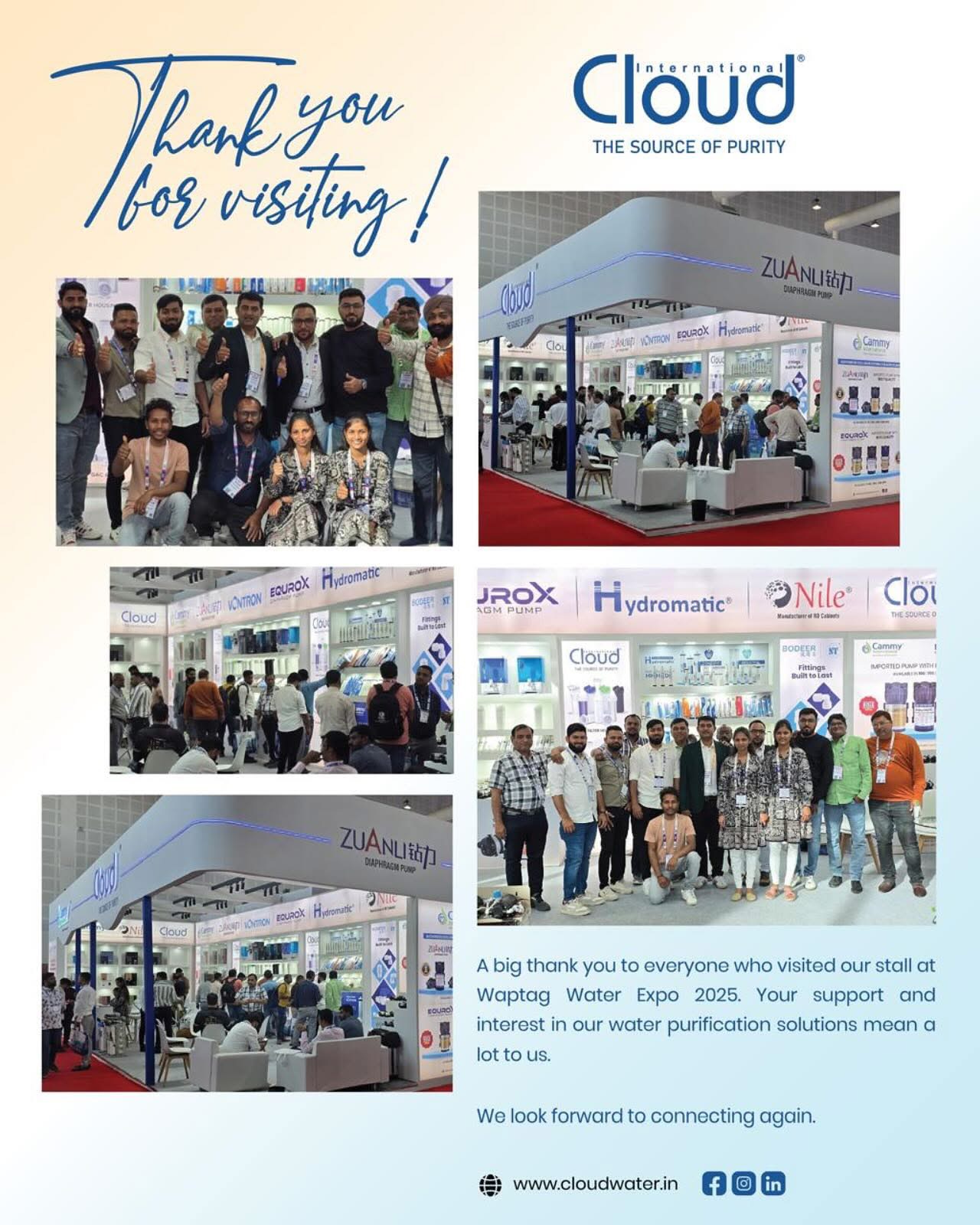 Powering Sustainable Futures：Waptag Water Expo 2025で次世代の高効率ポンプを発見してください！ご覧ください！